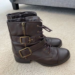 BOGO! White Mountain Buckle Moto Boot